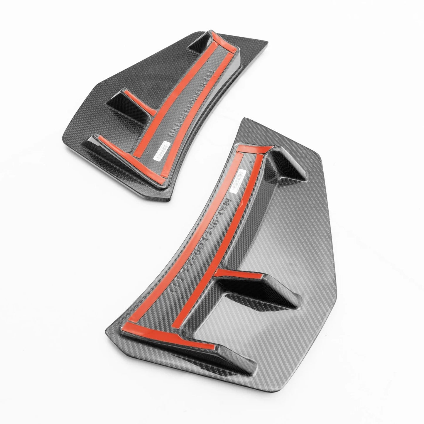 Audi R8 4S Pre-Preg Carbon Fiber Rear Bumper Canards by TRE