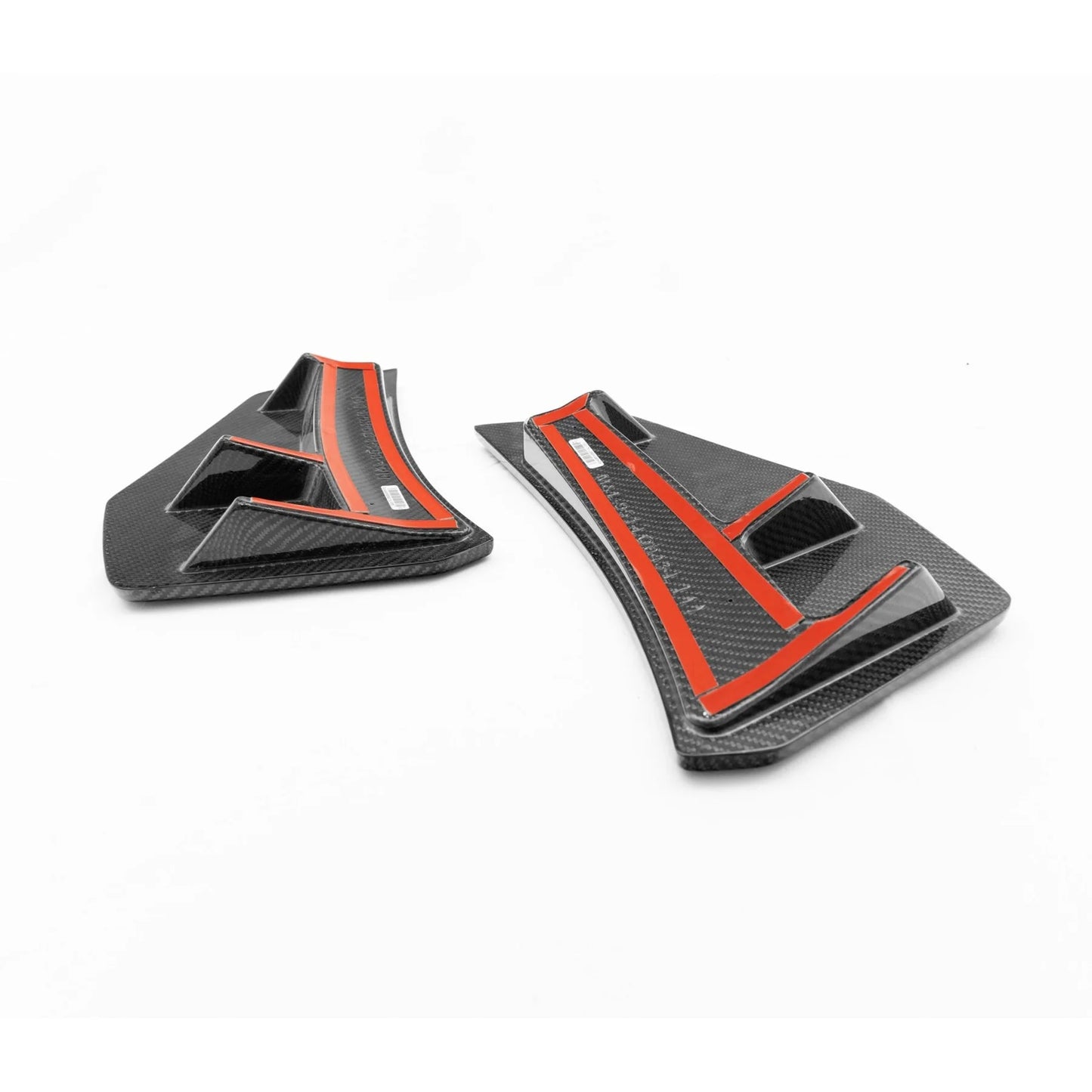 Audi R8 4S Pre-Preg Carbon Fiber Rear Bumper Canards by TRE