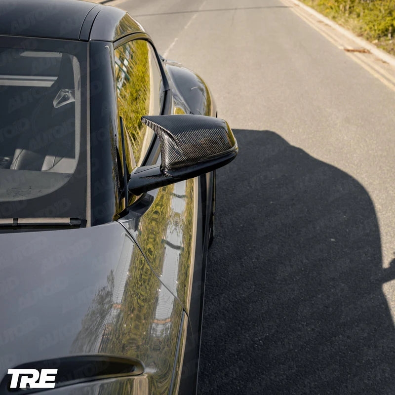 Toyota Supra (MK5) Pre-Preg Carbon Fiber M Style Mirror Covers by TRE (2019+)