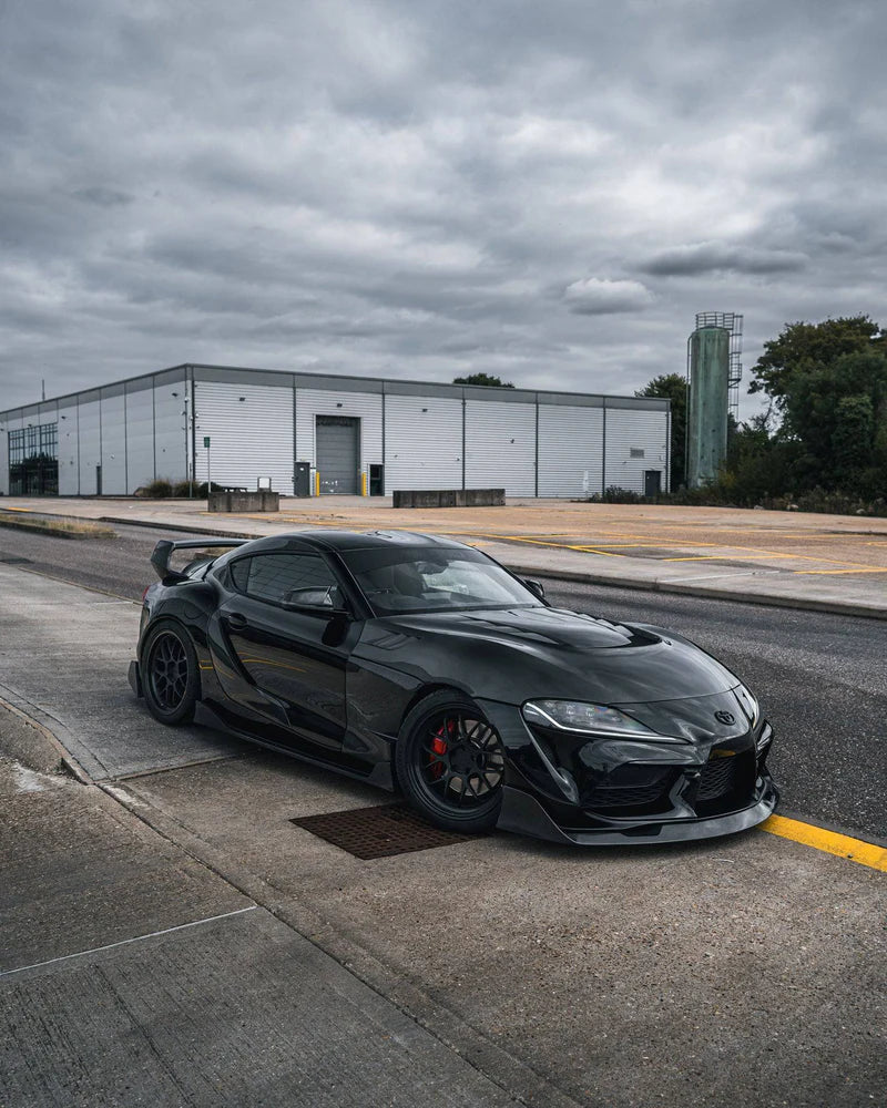 Toyota Supra (MK5) Pre-Preg Carbon Fiber M Style Mirror Covers by TRE (2019+)