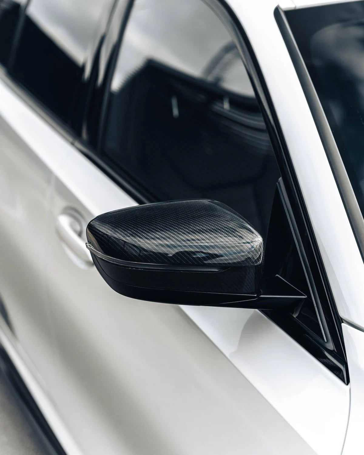 BMW 2 Series G42, 3 Series G20, 4 Series G22 Pre-Preg Carbon Fiber Mirror Covers by TRE (2017+)