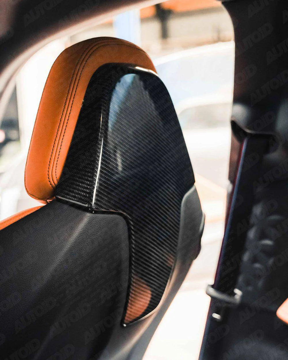BMW G42, M3 G80, M4 G82, M2 G87 Pre-Preg Carbon Fiber Seat Back Cover by TRE (2018+)