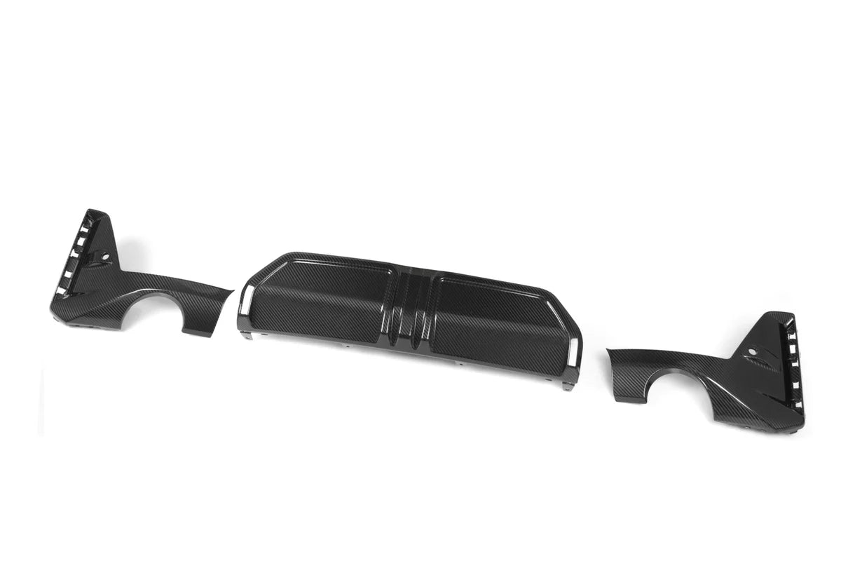BMW 3 Series G20 G21 LCI Carbon Fiber Performance Rear Diffuser Set by TRE (2023+)
