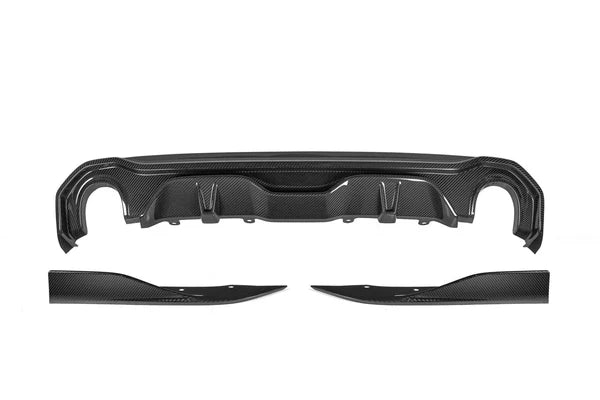 BMW 4 Series Gran Coupe G26 Pre-Preg Carbon Fiber Rear Diffuser Set by TRE (2021+)