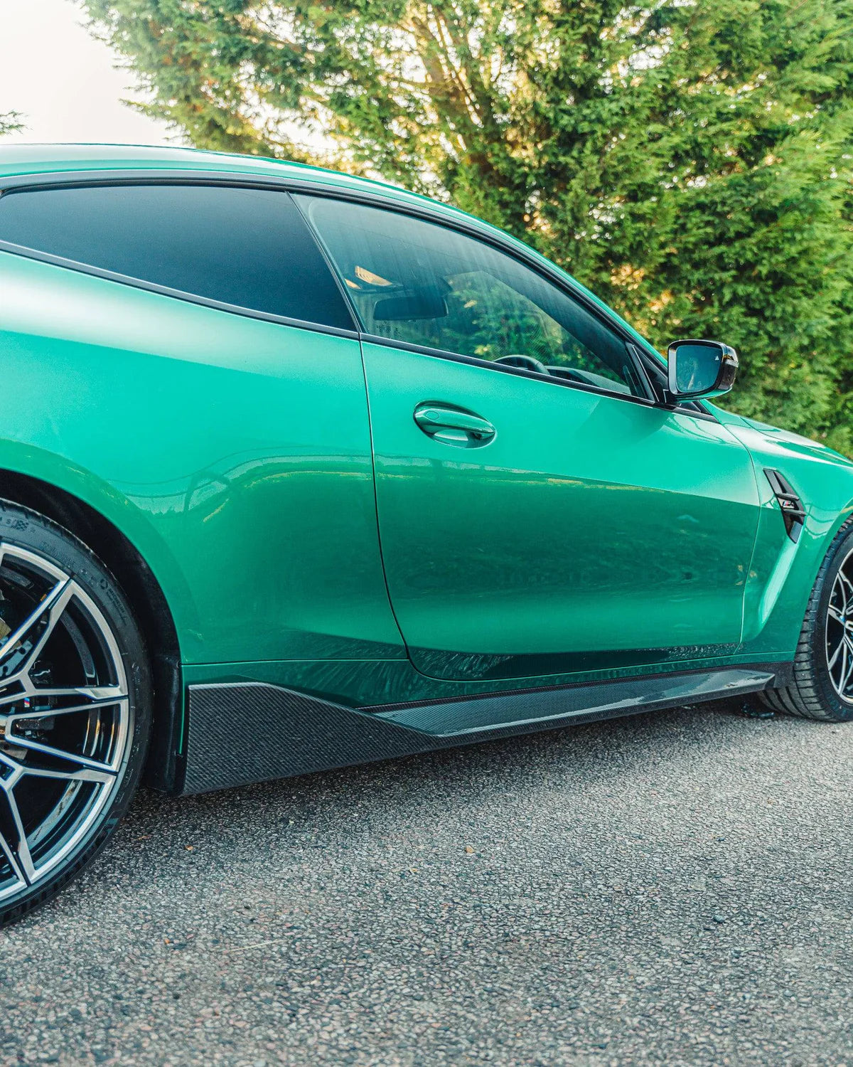 BMW G80 M3 & G82 M4 Pre-Preg Carbon Fiber Performance Side Skirts by TRE (2021+)