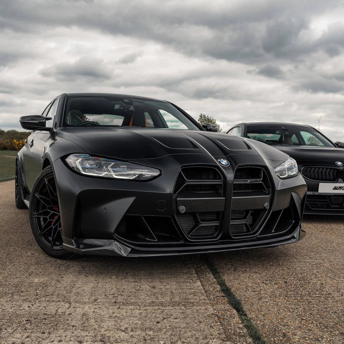 BMW M3 G80 G81 & BMW M4 G82 G83 Pre-Preg Carbon Fiber Performance Front Splitter by TRE (2021+)