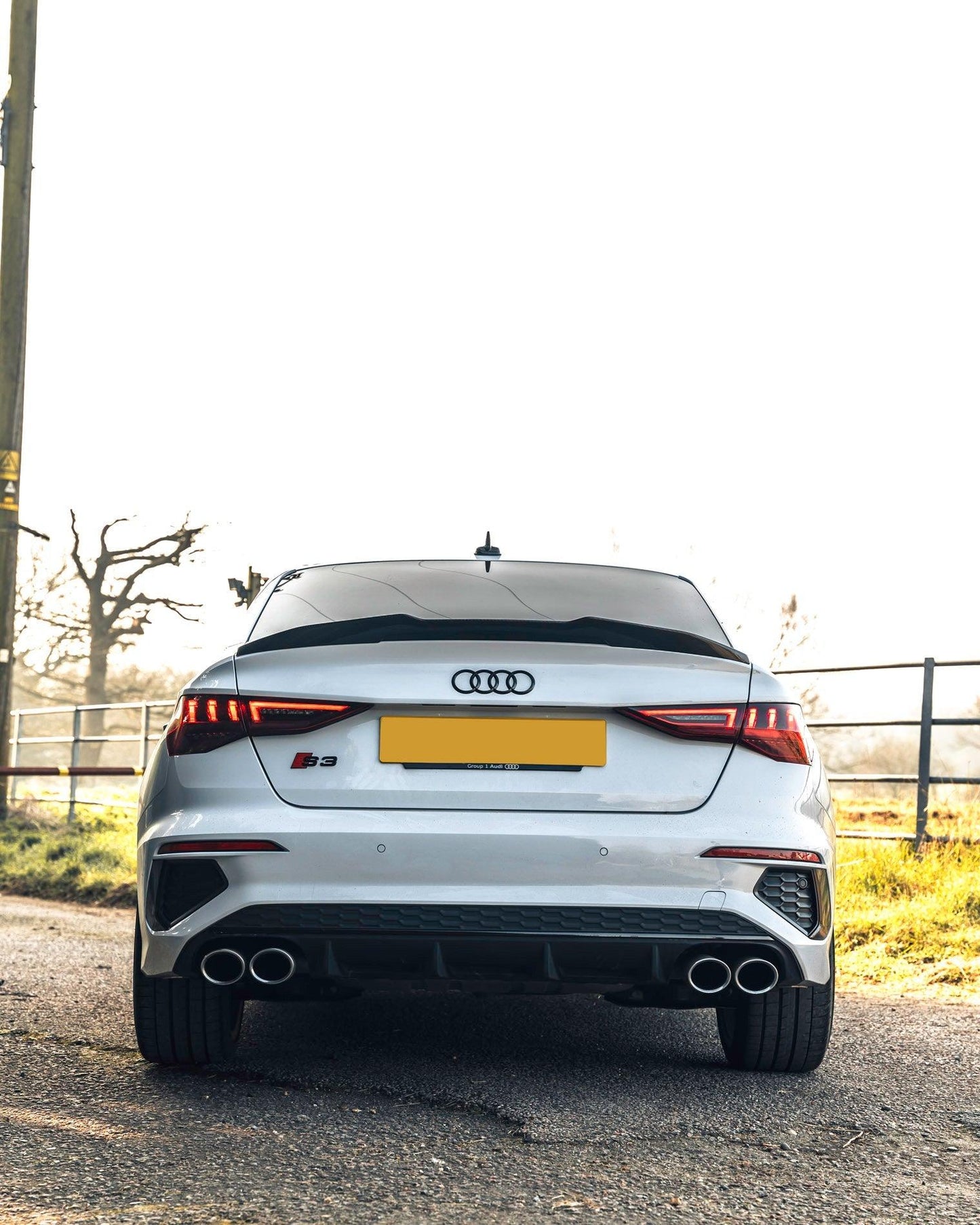 Pre-preg Carbon Fiber Ducktail Rear Spoiler for Audi A3, S3 & RS3 (2021+, 8Y) by TRE