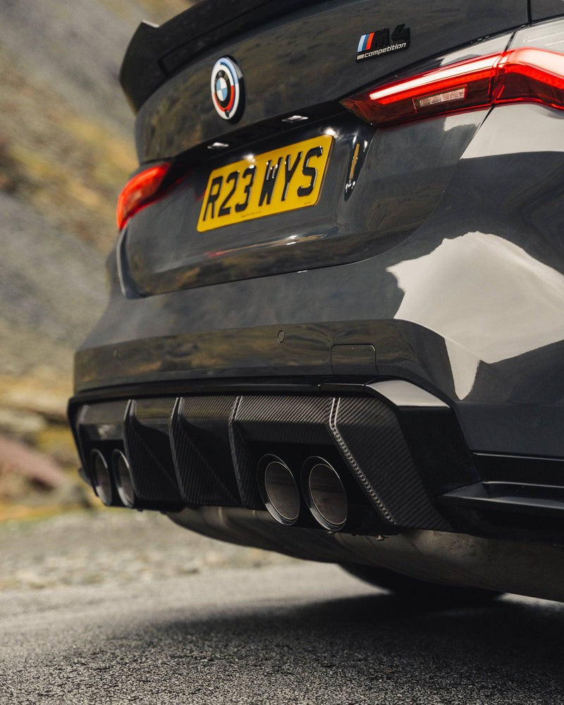 BNW G80 G81 M3 & G82 M4 Pre-Preg Carbon Fiber OEM Style Rear Diffuser