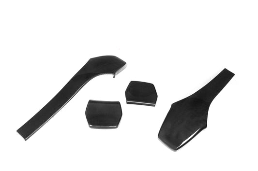 BMW M2 Competition F87, M3 F80 & M4 F82 Pre-Preg Carbon Fiber Seat Back Covers (2015-2021)