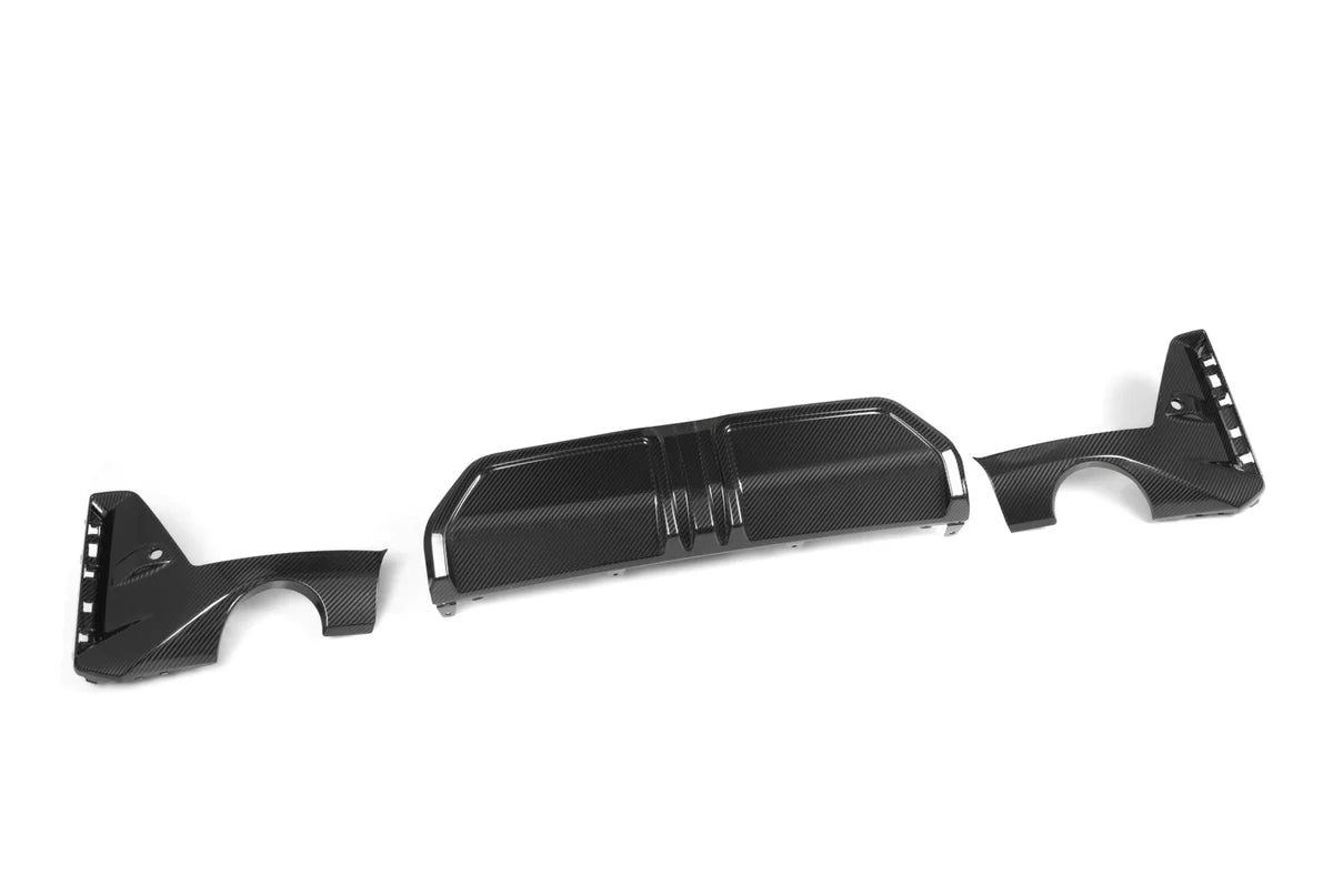 BMW 3 Series G20 G21 LCI Carbon Fiber Performance Rear Diffuser Set by TRE (2023+)