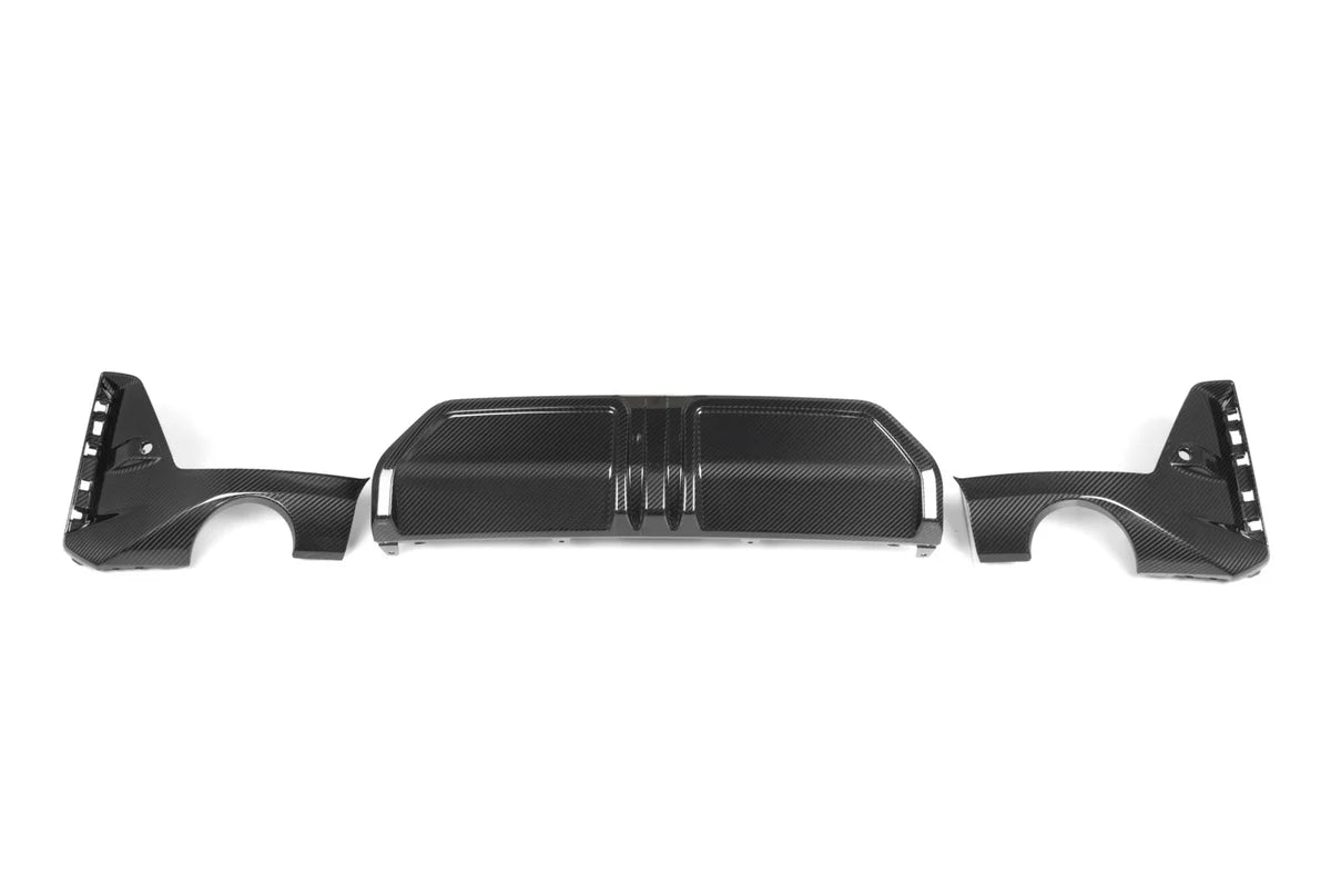 BMW 3 Series G20 G21 LCI Carbon Fiber Performance Rear Diffuser Set by TRE (2023+)
