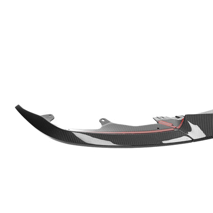 BMW G87 M2 TR87 CARBON FIBRE FLAT FRONT SPLITTER BY TRE (2023+)