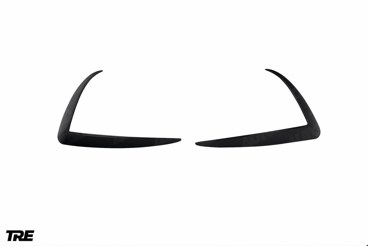 Tesla Model 3 (2018+) Pre-Preg Carbon Fiber Front Bumper Canards